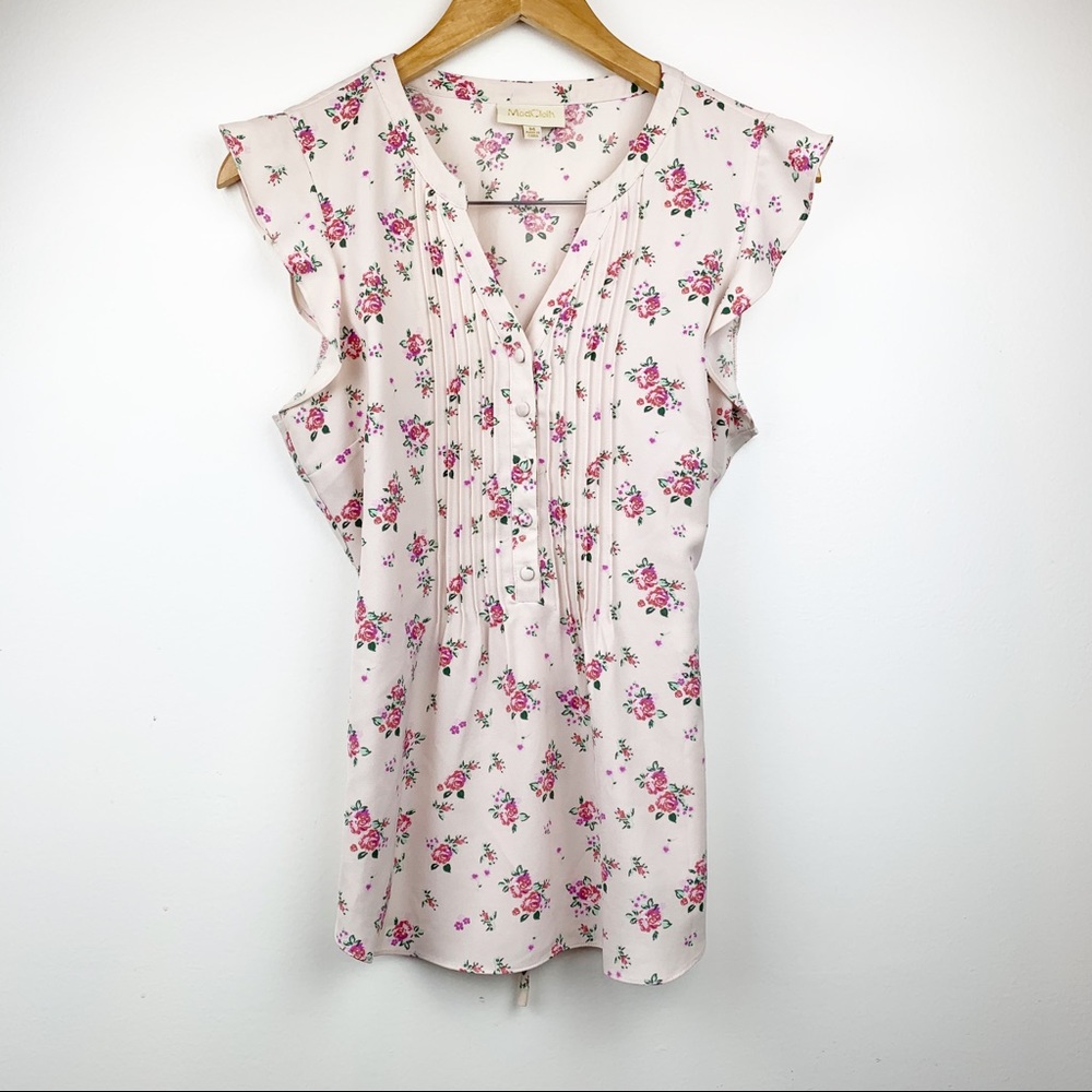 ModCloth Floral Blouse M